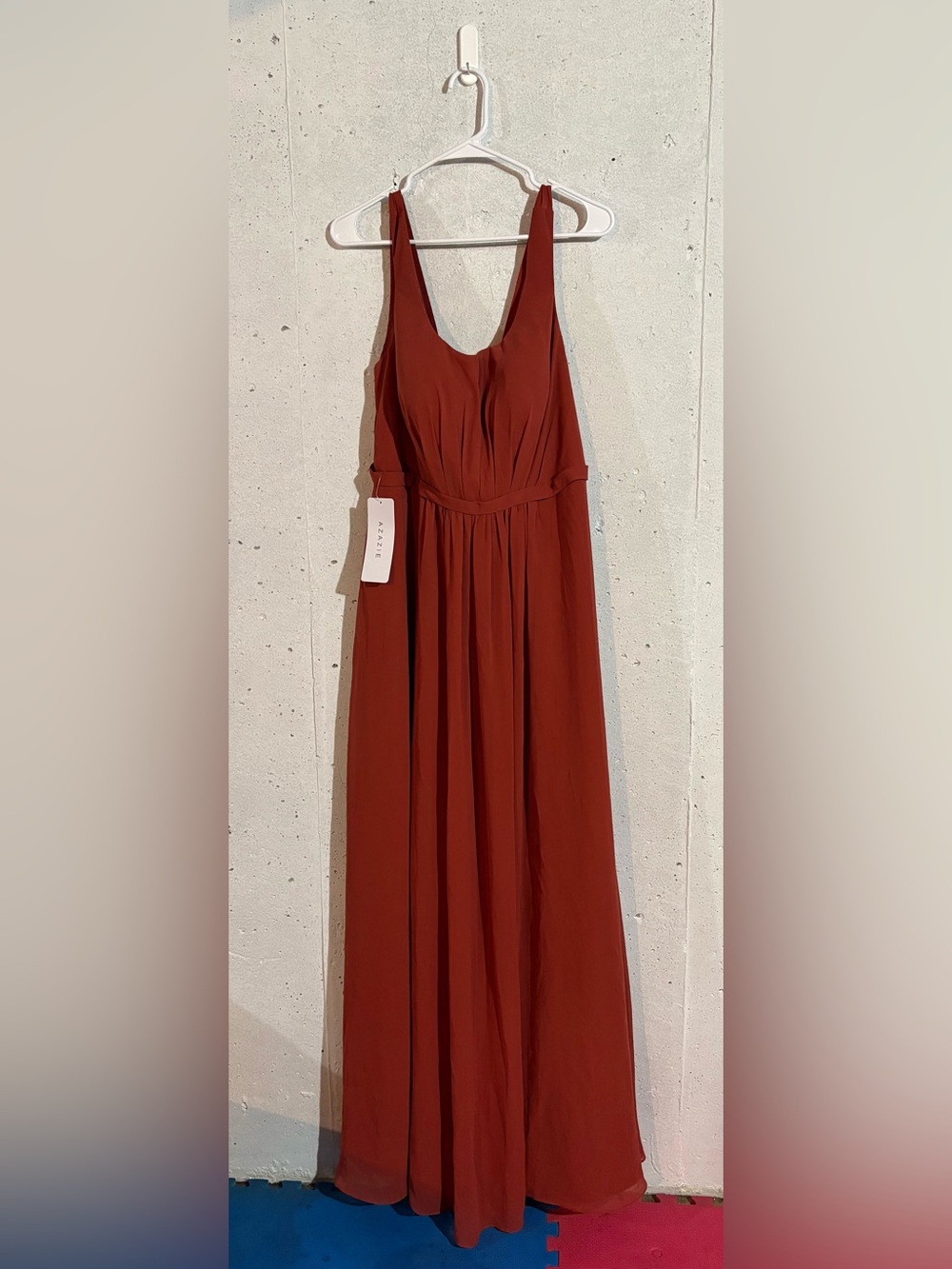 NWT Azazie Hunter Dress in Terracotta | Size: A16